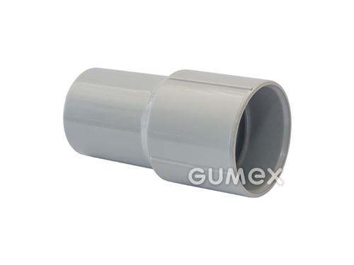 Koncovka k vysavačové hadici EVA INDUSTRIAL a EVA POOL, DN32, PVC, -30°C/+60°C, šedá